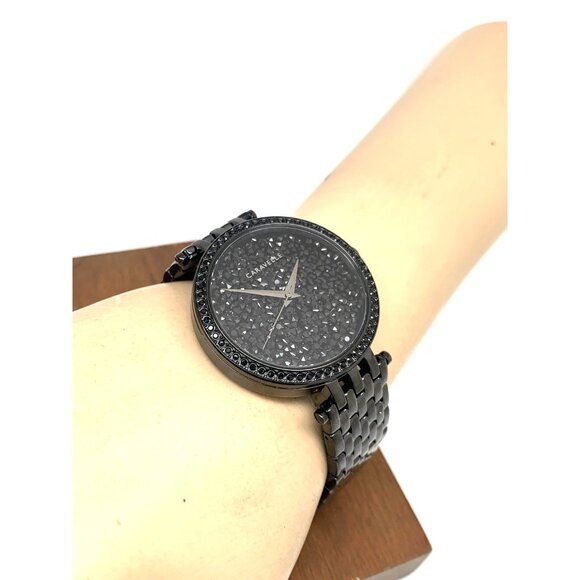 Caravelle by Bulova Women's Watch 45L171 Quartz Black Dial 38mm Stainless Steel - Picture 5 of 13